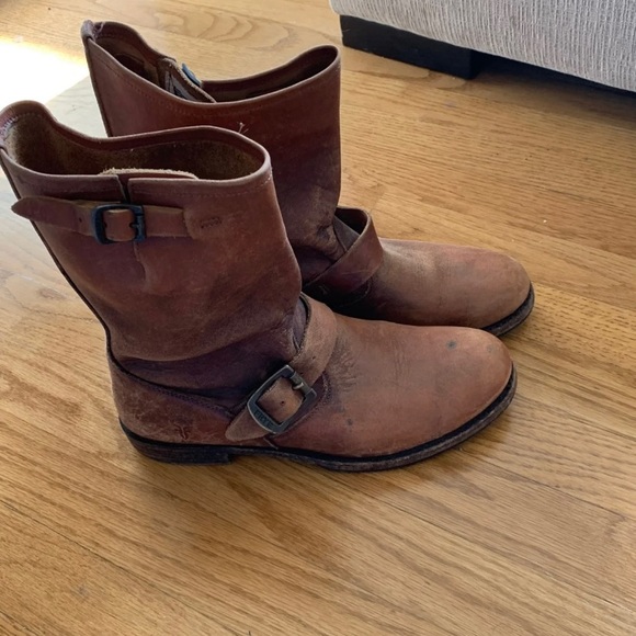 Tan Frye Boots - Picture 2 of 5